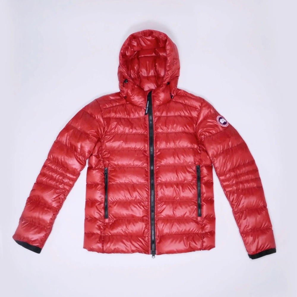Big Kids Goose Red Puffer Jacket